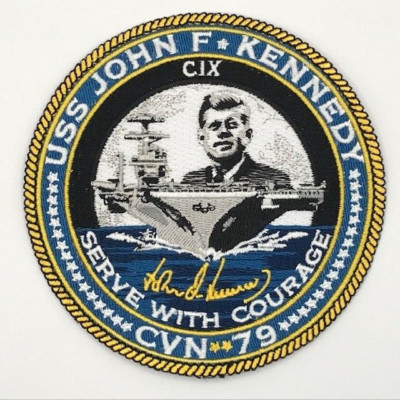US NAVY Patch of USS JOHN F. KENNEDY (CVN 79) AIRCRAFT CARRIER | eBay