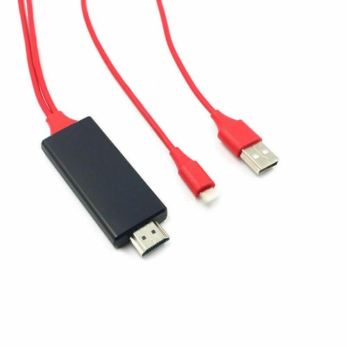 2M 8 Pin Blitz zu HDMI Kabel Adapter Video Full HD TV für iPhone IPad ITouch TOP - Bild 5 von 9