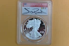 2021-W proof AMERICAN SILVER EAGLE PCGS PR70 Jim Peed Type 1 FDI