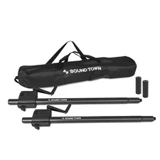 Sound Town 2 Pack Crank Speaker Pole M20 Thread 35mm Adapter (STSDA-56CU-PAIR)