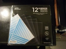 1 Var Record +Big Fudge 25ct 3mil 12" Clear Plastic Outer Jackets Vinyl Album Lp