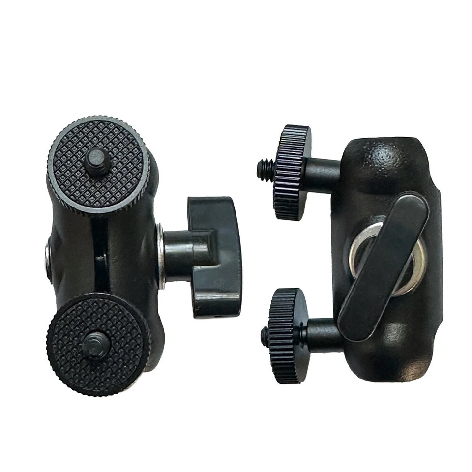 2-Pack Multi-Angle Magic Arm Mount-360° Swivel Clamp for Camera, Mic&LED Lights - Image 2 of 4