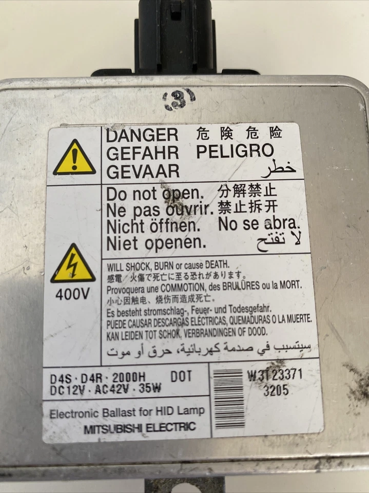 OEM Honda CR-Z EX Mazda 3 CX Outlander Xenon Headlight Ballast D4S D4R 2000H Use - Image 2 of 3