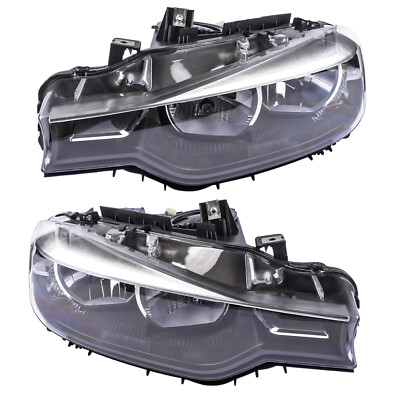 2* Front Left & Right Halogen Headlight for BMW 3er F30 320i 328i 12-15 #7338709