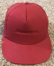 Rare Vintage 1980 s Burgundy McDONALDS Mesh Trucker Hat