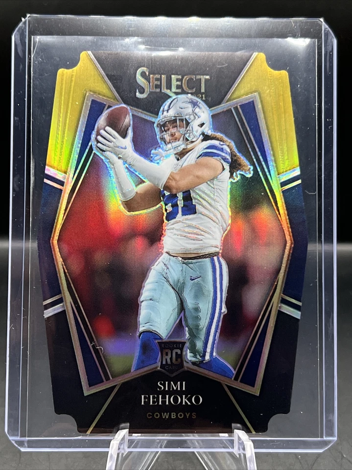 2021 Panini Select - SIMI FEHOKO ROOKIE PREMIER LEVEL BLACK & GOLD PRIZM #183 - Image 2 of 3