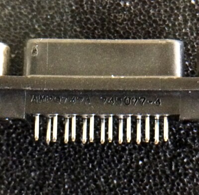 745077-4 AMP CONN D-SUB RCPT 15POS VERT SLDR 2 PIECES