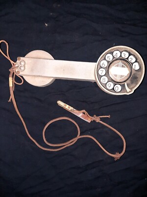 Vintage Butt Set Linesman Test Set Telephone Rotary Dial Phone Metal ...