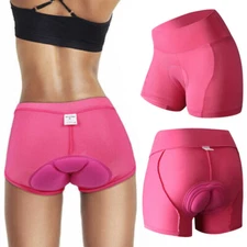 Women Men Cycling Shorts Bicycle Bike Underwear Pants Soft Sponge Gel 3D Padded
