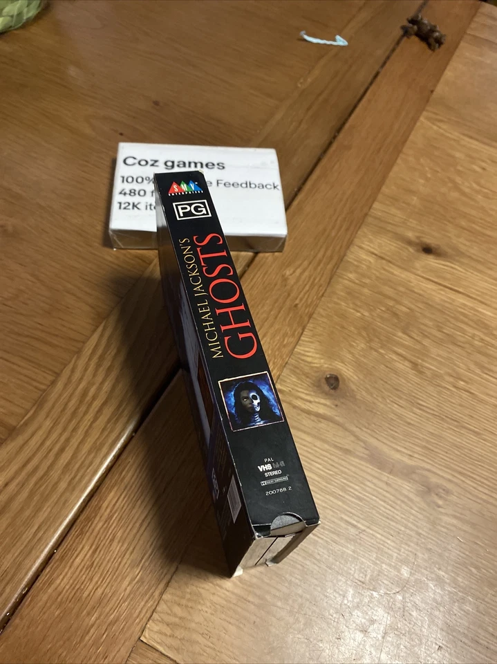 Michael jackson ghosts Vhs rare australian release small box ￼1996 short film - image 4 of 4