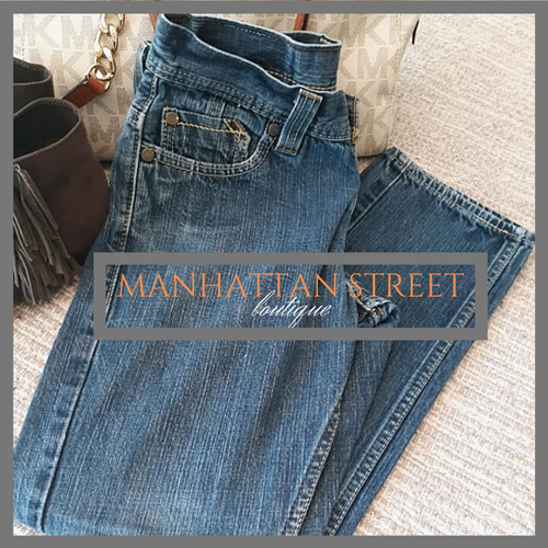 Blue Denim Ankle Jeans Pant 8005 