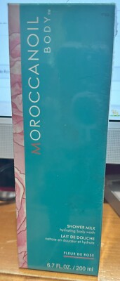 Moroccanoil Fleur de Rose Shower Milk 6.7 Oz NIB sealed