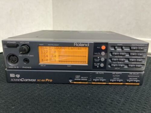 Roland SC-88pro SC88 Pro SOUND Canvas General MIDI sound modules used - Afbeelding 1 van 8