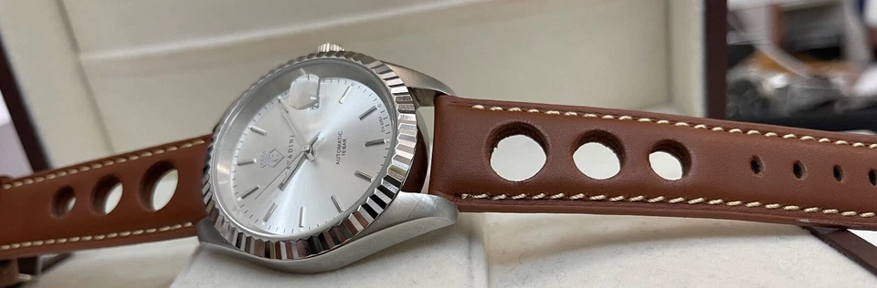 Reloj Hombre Cavadini Automático CV-335 Leonardo Miyota 8215 Acero Plata Foto 2 de 4