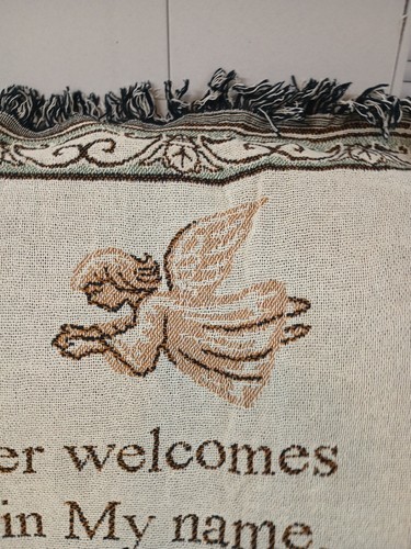 THE RUG GRANERO TAPIZ TIRO 46”x 60” BABY Manta de Bautizo EE. UU. - Imagen 4 de 6
