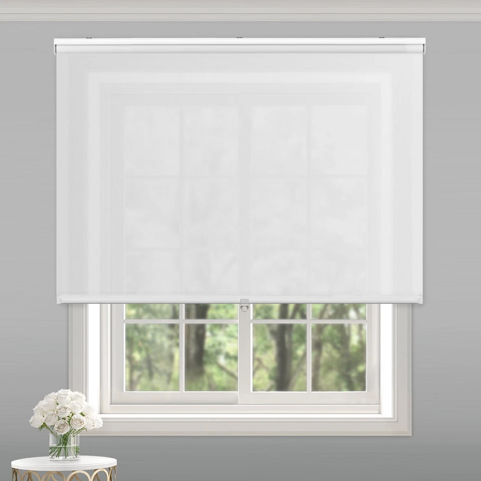 Filtrado de Luz Liberación Lenta Rodillo Pantalla, 36" W x 72" L, Blanco Nuevo Foto 4 de 4