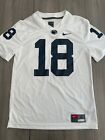 Nike Dri Fit Penn State Nittany Lions #18 Shaka Toney Jersey Sz S White