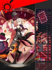 Genshin Impact Lyney Keycap PBT Cherry MX 108 Keys Sublimation Gifts For Keypads