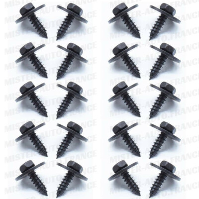 x20 Clips Fixation Garniture Renault Pare-Boue Pare-Choc Mégane Clio x20 Clips Fixation Garniture Renault Pare-Boue Pare-Choc Mégane Clio