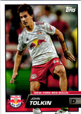 2023 MLS Topps John Tolkin New York Red Bulls Soccer Card #60