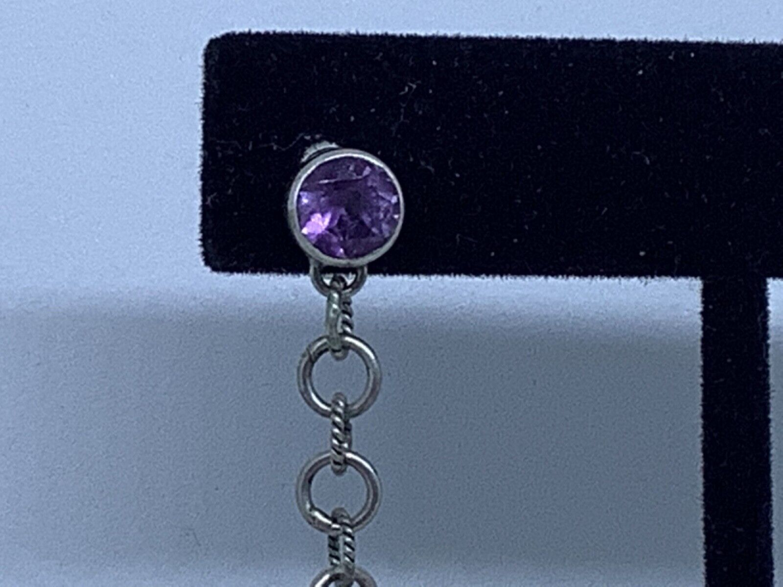 AUTHENTIC SIGNED STERLING SILVER & AMETHYST CRYST… - image 3