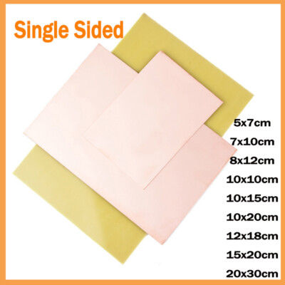 Single Sided Copper Clad PCB Circuit Board Printed Circuit Test Board Plate DIY
