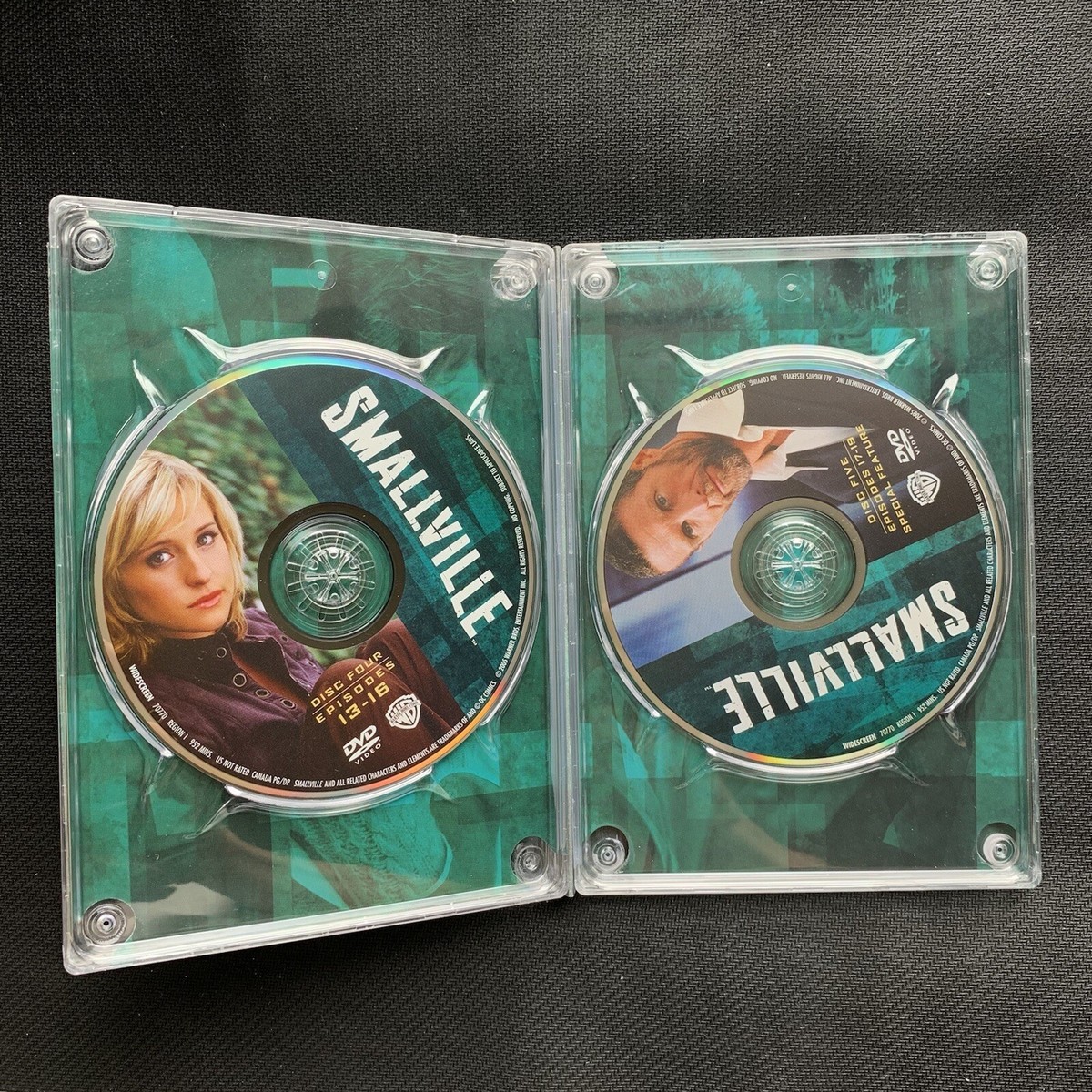 Smallville Season 4 DVD Box Set Complete 6-Disc 2005 TV Series Pre