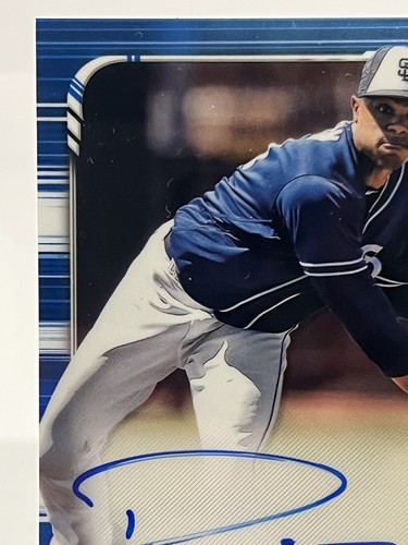 Autógrafo Reggie Lawson/150 2019 cromado azul Bowman cromado #CPA-RL - Imagen 4 de 6