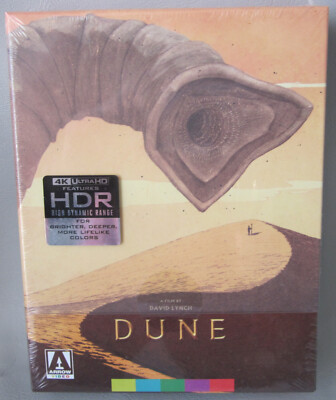 ~NEW~Dune Arrow Video Limited Edition 4K Ultra HD Slipcase with Book David Lynch