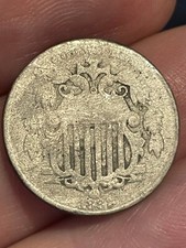 1882 United States Shield Nickel 5 Cent Piece