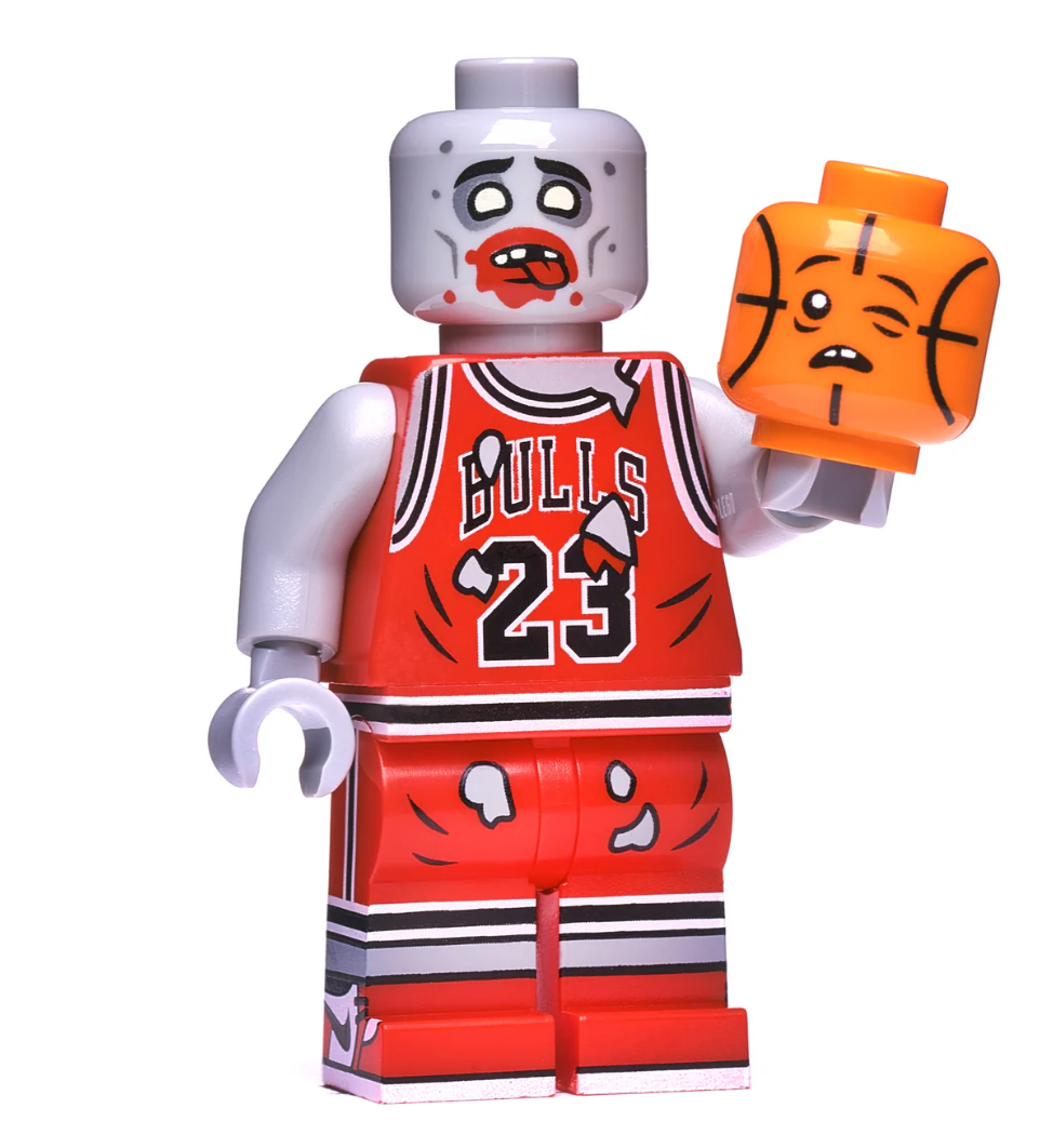 Air Zombie Citizen Brick Minifig Minifigure Brand New