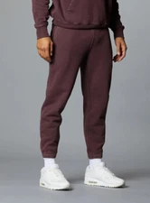Cuts Clothing Vintage Sweatpant joggers deep amber wash burgundy Cotton Fleece L