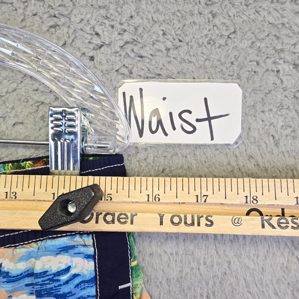 Tommy Hilfiger Swimming Trunks Mens Small Hawaiian Y2K Surf Lined Shorts Vintage - Image 3 of 4