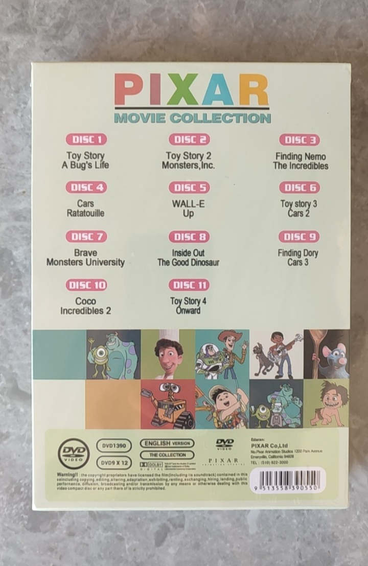 Disney / PIXER DVD 19作品セット Buy Pixar Movie Collection (DVD, Set of 11 Discs) online | eBay