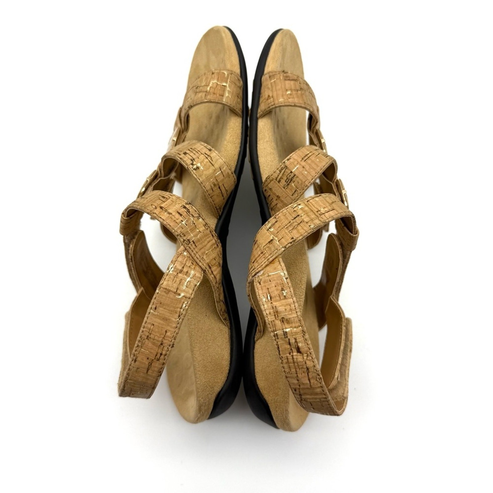 Vionic Amber Gold Cork Adjustable Orthopedic Sand… - image 6
