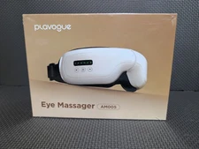 Plavogue AM005 Eye Massager Headache Migraine Relief Heats Massages Plays Music