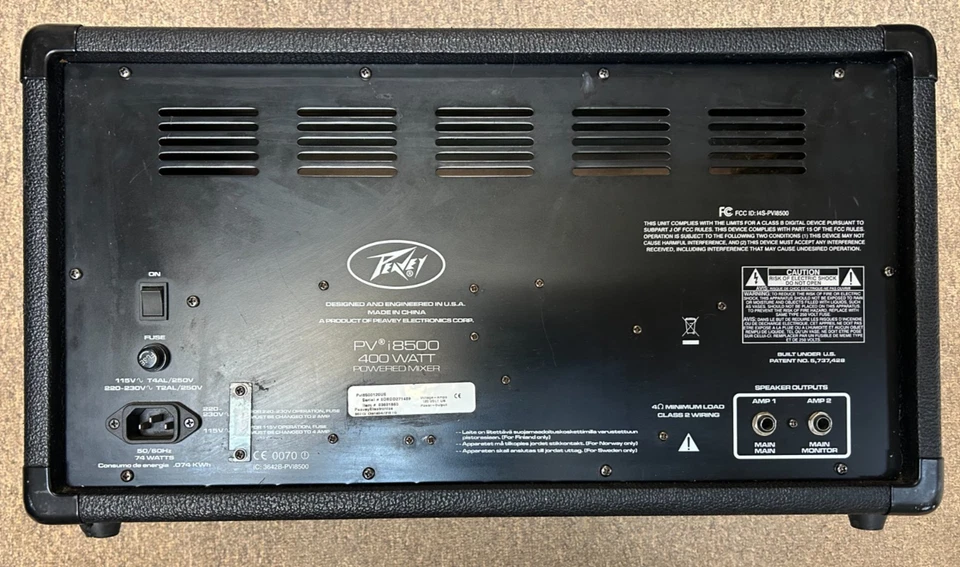 (MA6) Peavey PVi8500 All In One Powered Mixer - 400 Watt - Bluetooth - Image 4 of 4