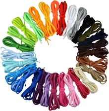 29 Pairs 39 Inch Round Colorful Athletic Shoe Laces for Sneakers and Boots