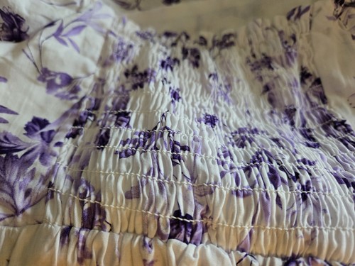 Girls GAP Purple And White Floral Sundress Size Small 6/6X NWT - Picture 5 of 6