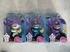 LOT 3 NEW: Fingerlings Purple, Blue Whitei Interactive Friends