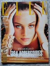 French Elle Sept.1990 Cover Beri Smither By Pamela Hanson 