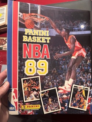 1988-89 Basket Panini sticker album. Unused Empty. Jordan Rare