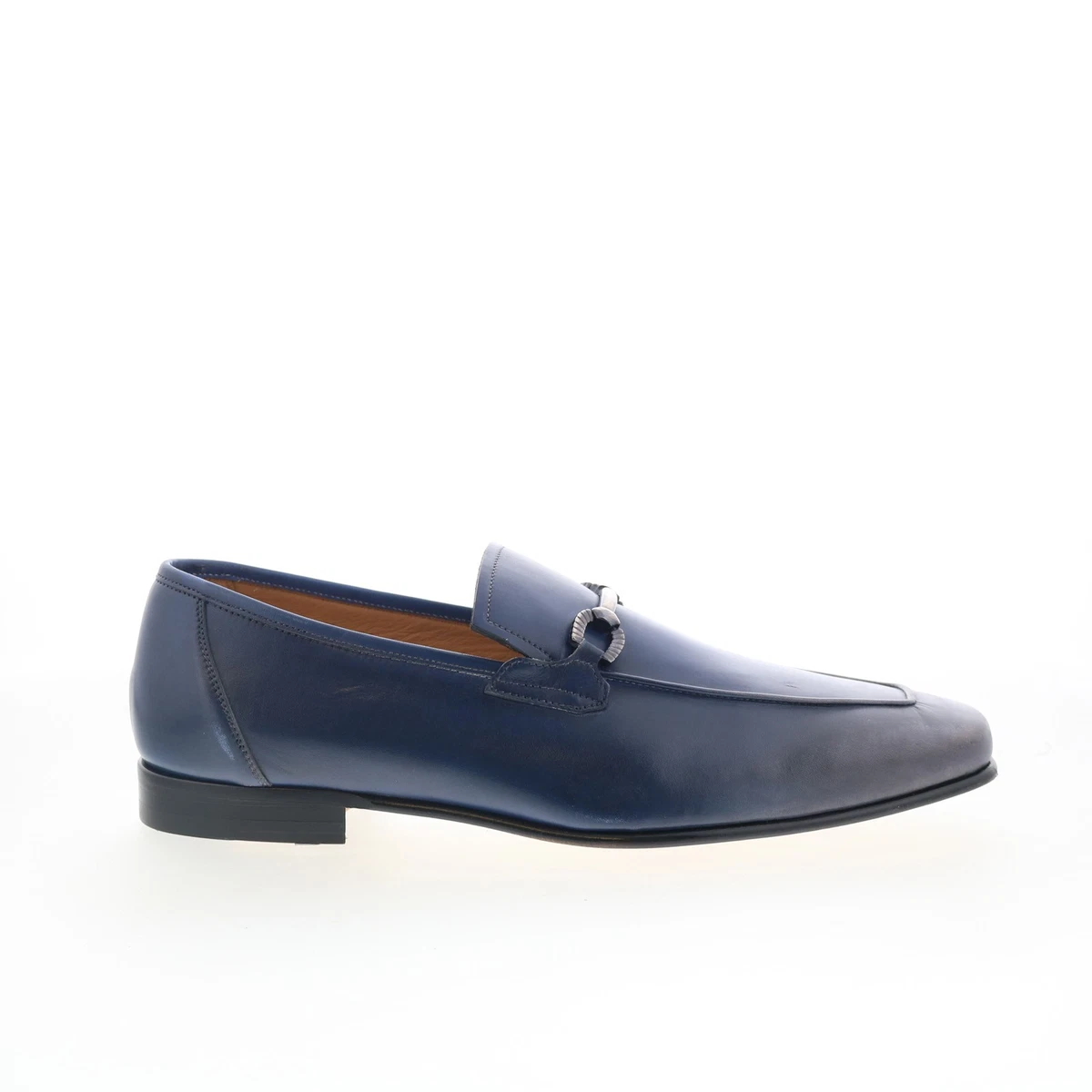 Mezlan Custom Irabu Loafers Men\'s Size 10 Navy Blue Lizard Leather Dress Shoes Mezlan M Blue Dress Shoes for Men for sale | eBay main image 2