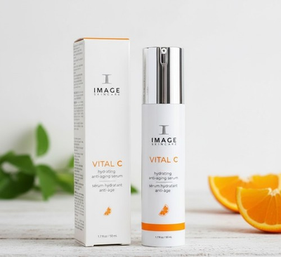 #ad I IMAGE VITAL C Hydrating Anti Aging SERUM 1.7oz 50ml NEW SEALED $45.00