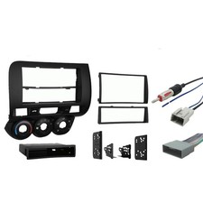 Honda Fit 2007-2008 Single or Double DIN Stereo Harness Radio Install Dash Kit