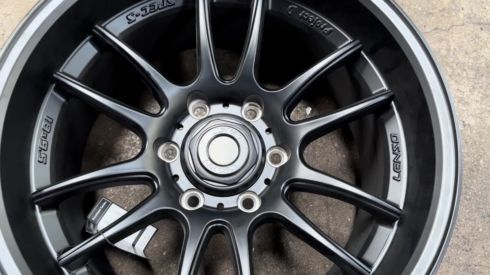 NEW Lenso Project D Spec S 18x9.5 6x139.7 ET0 Satin Black Truck