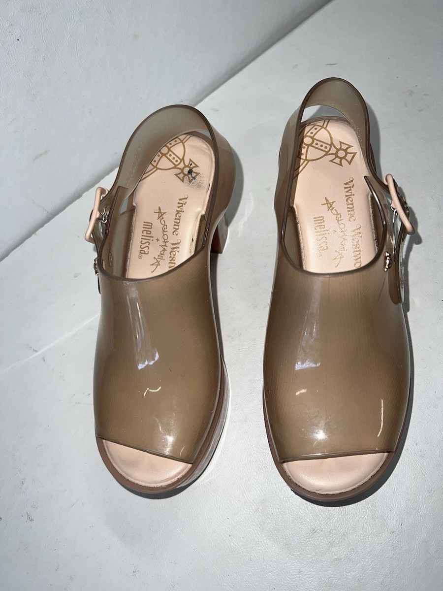 Melissa Vivienne Westwood Anglomania Wedge Sandal Black US /EU