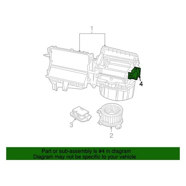 For Jeep Patriot 2007-2012 Mopar HVAC Temperature Valve Actuator Foto 4 de 4