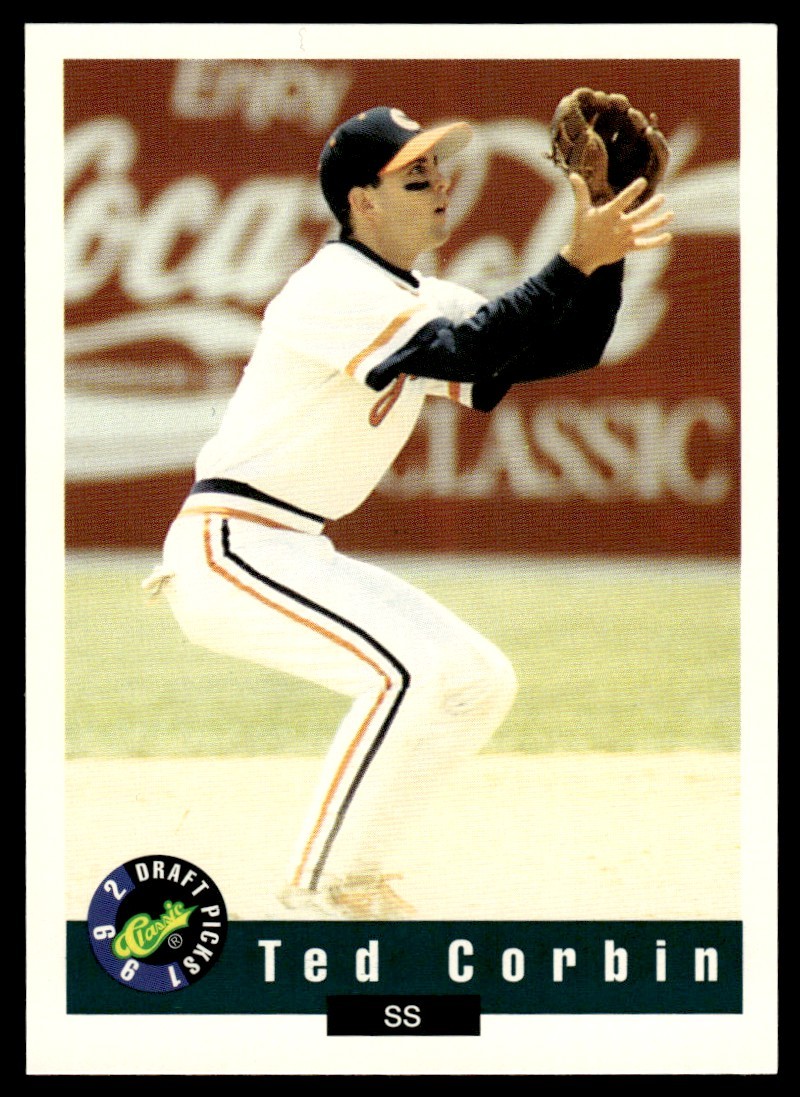 1992 Classic Draft Picks Ted Corbin Minnesota Twins #97