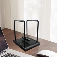 Newtons Cradle Balance Balls Physics Learning Gadget Swinging Balls for